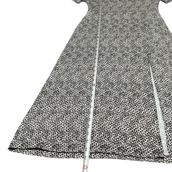 Way Dede x Emily Cheetah Animal Print Midi Dress Women Medium Side Slit - Picture 9 of 9
